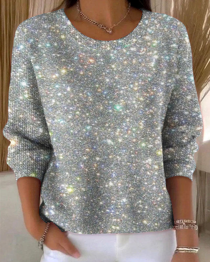 Relaxed Fit Crew Neck Pullover