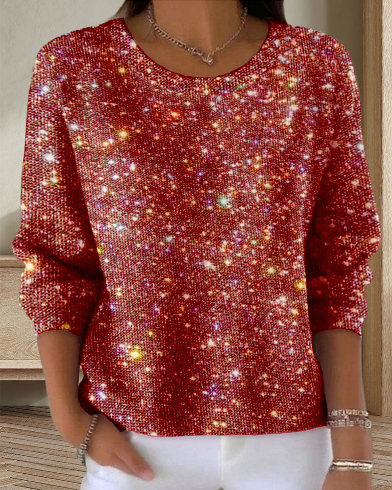 Relaxed Fit Crew Neck Pullover