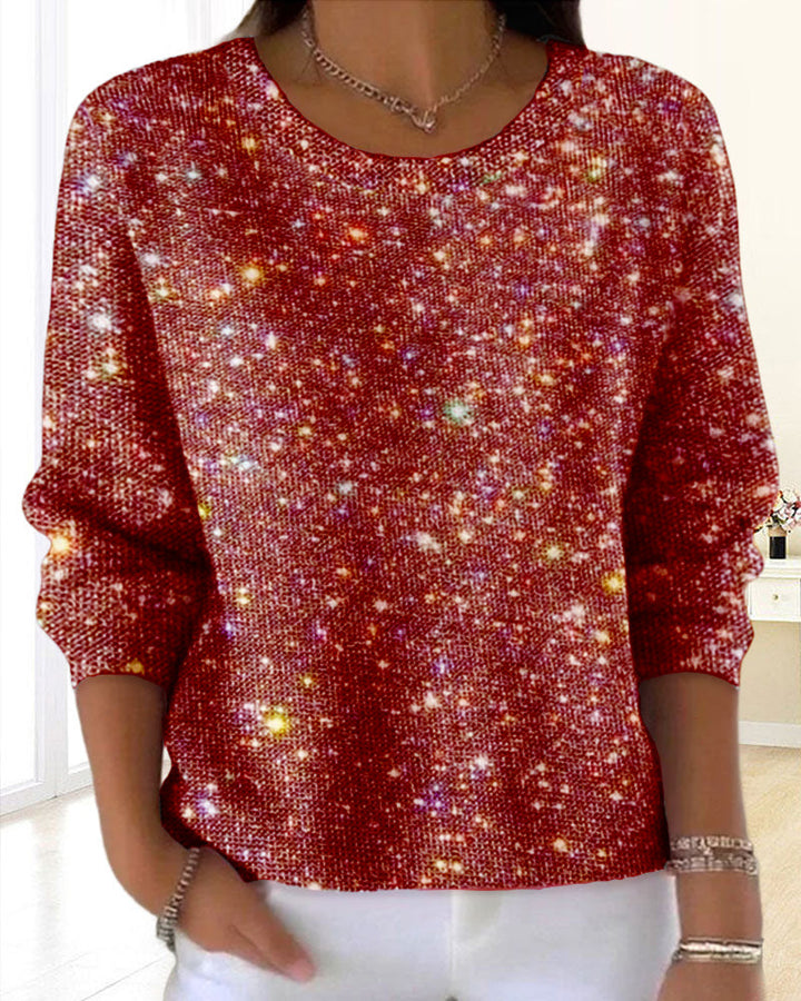 Relaxed Fit Crew Neck Pullover