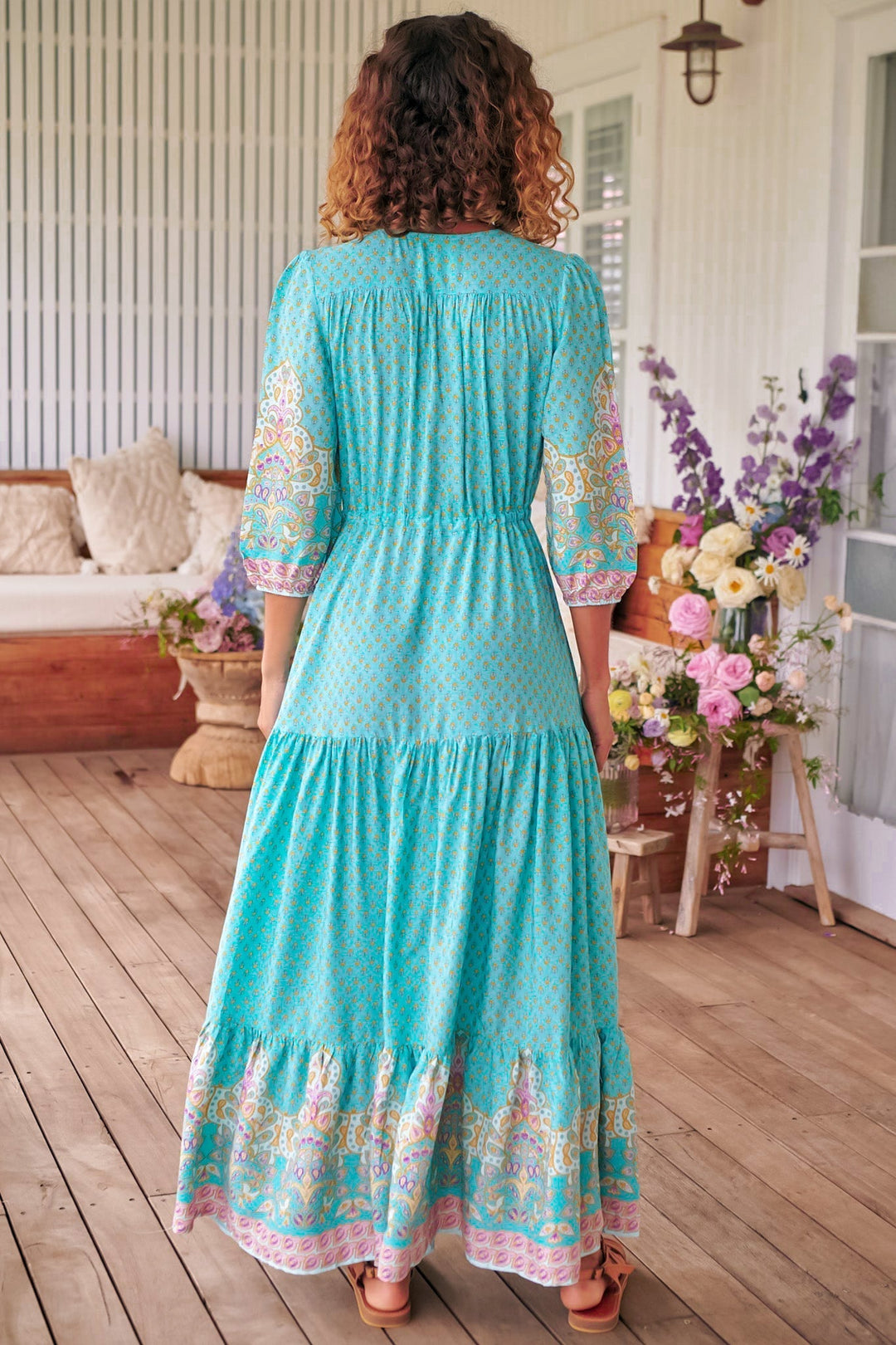 JAASE Tessa Maxi Dress — Atlantis Print