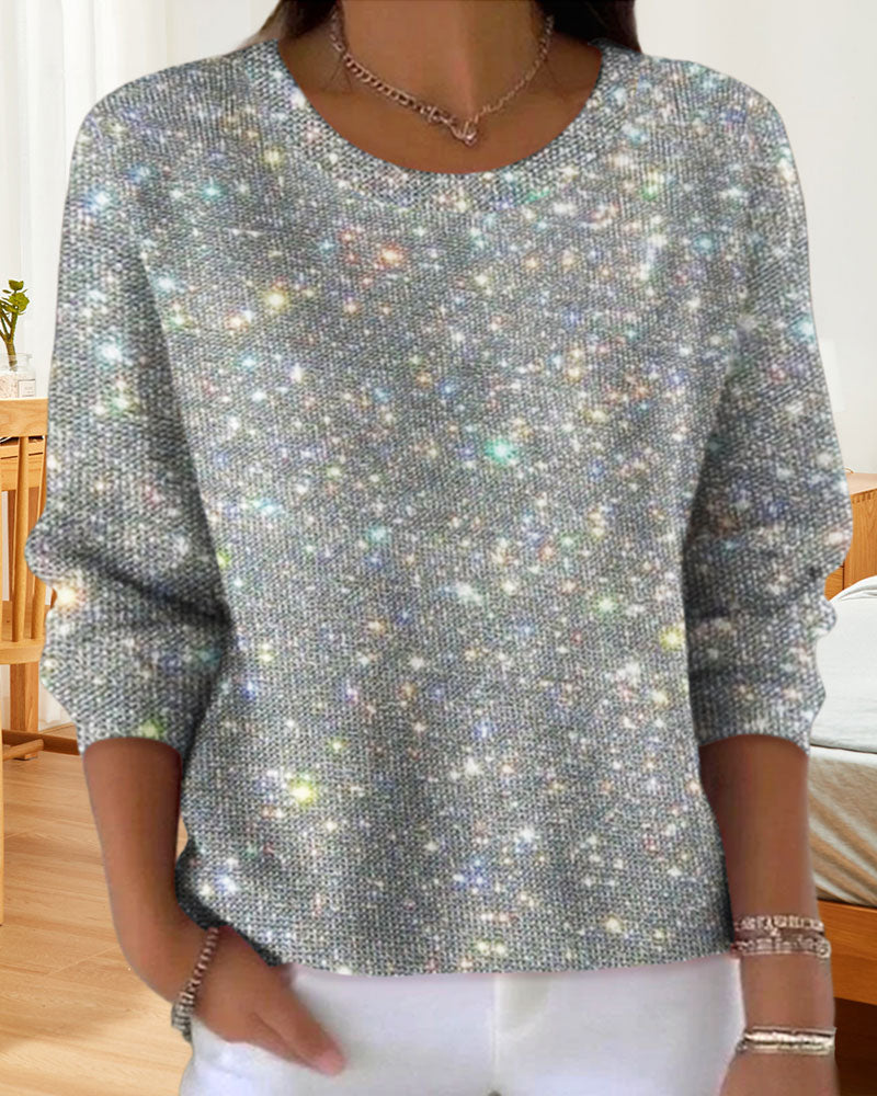 Relaxed Fit Crew Neck Pullover